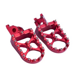Hopider - Clavijas de pie anchas CNC MX compatibles con CR125/250 02-07, CRF150R 07-19, CRF250R 04-19, CRF250X 04-19, CRF450R 02-19, CRF450RX 17-19, CRF450X 050X 19 CRCRCRCRCRF250L/M 12-18,