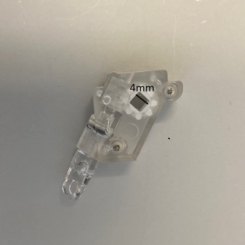 Venetian Tilter for 4mm Square shaped tilt rod, white gear,