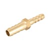 sourcing map Straight Brass Barb Fitting Reducer, Fit Hose ID