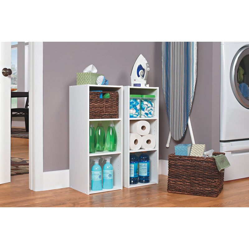 ClosetMaid #8987 Stackable 3-Shelf Organizer, White