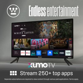 Westinghouse 32-inch Smart TV, HD Xumo TV with Voice Remote, Flat Screen LED Television w/Apple Home kit, Wi-Fi & Mobile Connectivity