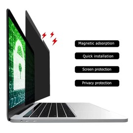 AJPARTS UK Magnetic Privacy Screen Filter for mac book 13.3", Easy On/Off Anti-Blue Light, Anti-Glare Privacy Screen Protector, Compatiable for mac Laptop 13 inch (2018-2021 M1/M2) Aspect 16:10