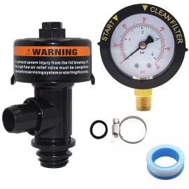 guow-36 98209800 Air Relief Valve w/Pressure Gauge For Pentair Pool Spa Filter FNS PLUS