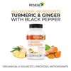 Renew Actives Ginger Turmeric Curcumin Capsules - Potent Antioxidant with
