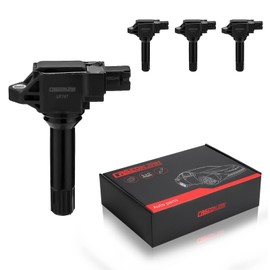 CASEONJAN Ignition Coil Pack UF747 22433-AA70A, Compatible with Subaru WRX BRZ Outback Legacy Forester FRS 2.0L 2.5L H4 Replaces E1247 U5355 36-8320 UF747, Set of 4