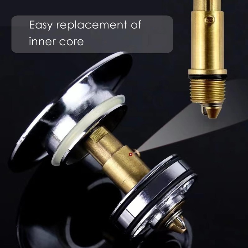 2 x Pop Up Click Clack Brass Bath Drain Spring
