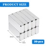 Pack of 20 20 x 5 x 3 mm Rectangular