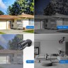 4 Outdoor WiFi Security Cameras 1080P Wireless with Night Vision