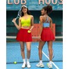JoyGirl 13" Pleated Tennis Skirts with Shorts Women Pleated Mini