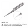 sourcing map Wood Engraving Router Bit, 1/8" 3.175mm Shank 0.2mm
