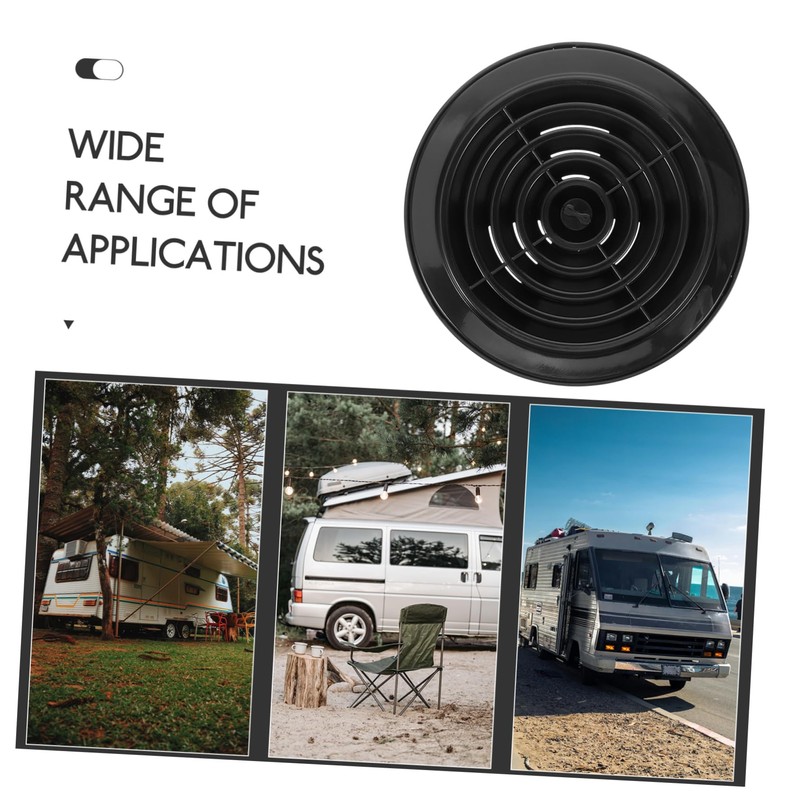 ULTECHNOVO 2pcs Rv Air Conditioner Vent Cover Adjustable Round Grille