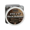 #10 × 4" Deck Screws – Brown Ruspert, Torx Drive
