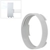 Buachois Air Conditioner Exhaust Hose Connector, ABS Material, Grey, 5.9"