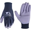 Wells Lamont Women's Sanitized Coated Work and Gardening Gloves, Navy,