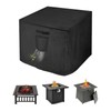 Waterproof Fire Pit Cover - BBQ Fire Table Waterproof Shelter,Square