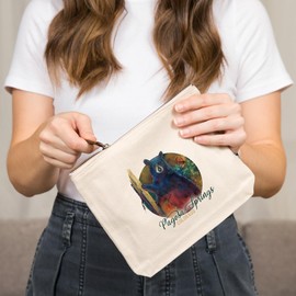 Lantern Press Pagosa Springs, Colorado, Black Bear, Watercolor, 100% Cotton Zipper Pouch, Travel Accessory, Go Bag