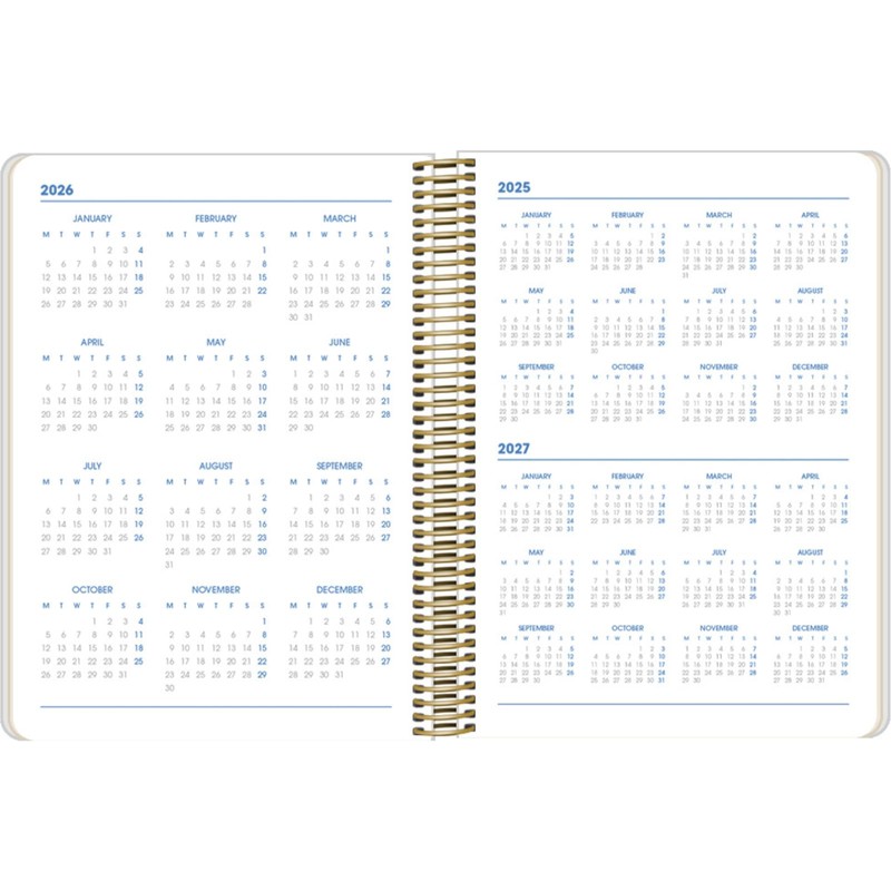Q Kalon - 2026 Planner - Vertical Week View, A5