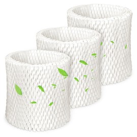 Keycci Canopy Humidifier Filters Replacement, Bedside Humidifier Filter Compatible with Canopy Bedside & Nursery Humidifiers, Wood Pulp & Paper Honeycomb Filters (3pcs, White)