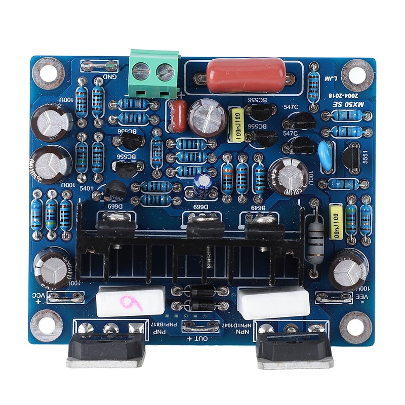 2Pcs MX50 SE Amplifier Board KTB817 Chip 15‑100W 8Ω High