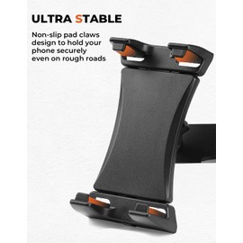 KEMIMOTO Phone Holder Compatible with Kawasaki Teryx 2 Seaters & 4 Seaters Mounts to The A-Pillar, 360 Degrees Rotation Phone Mount for Teryx 4, Navigation Bracket Anti-Shake Sturdy