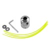 ND 2 Pieces Grass Trimmer Replacement, Trimmer Head Aluminium, Thread