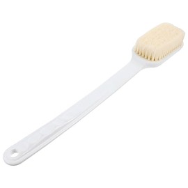 FOMIYES Back Scrub Brush Bath Brush Tub Scrubber Body Shower Bath Body Brush Bath Scrub Brush Skin Exfoliator Brush Bathing Sponge Body Scrub Shower Brush Pp Massage Brush White Soft Fur