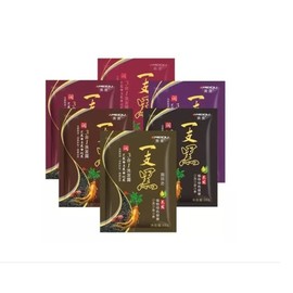 12 Pzs. Shampoo Tinte Al Instante Natural 100 Con Jengibre (Black)                                                                                    