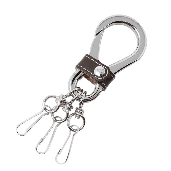 H.N.Z kil-004 Italian Leather Genuine Leather Carabiner Hook Key Chain,