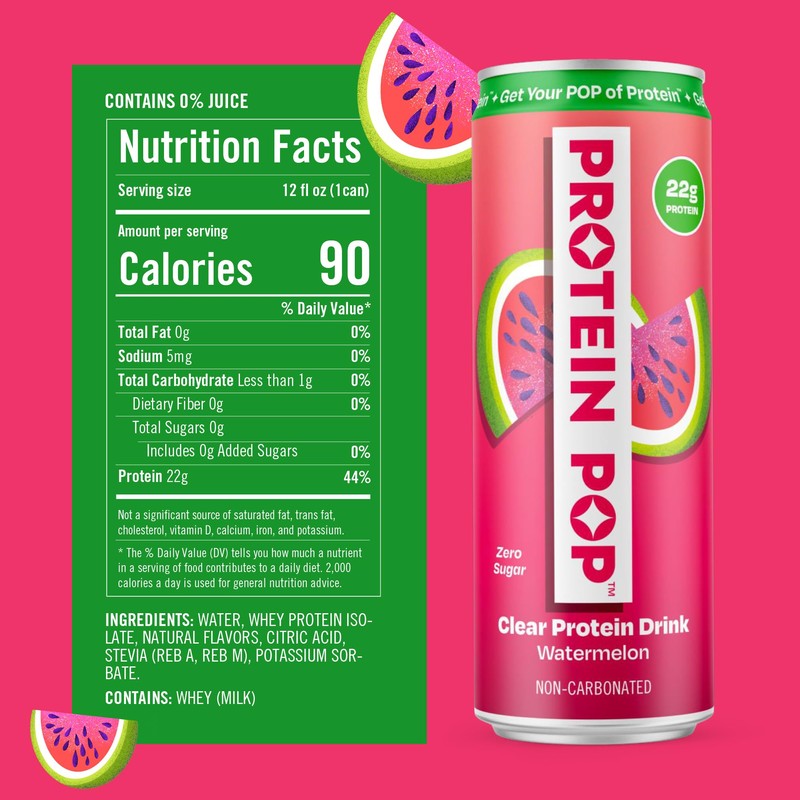 Protein Pop - Ready to Drink Clear Protein Shakes |
