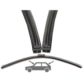 Windscreen Wiper, Replacement Rubber, Aerotwin, 2 Pieces, 800 mm Suitable for all AeroTwin