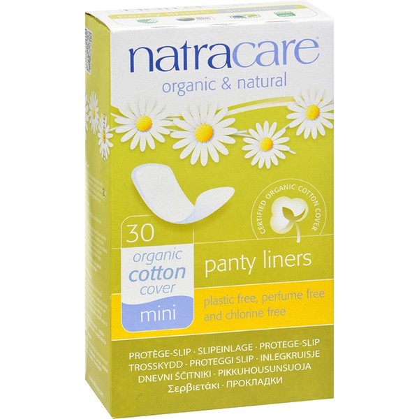 2Pack! Natracare Natural Mini Panty Liners - 30 Pack
