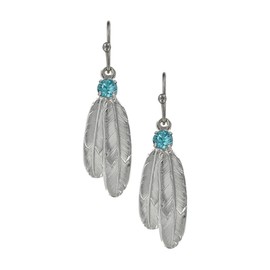 Montana Silversmiths Western Lifestyle Feather Earrings (Gift of Freedom)
