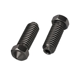 2 Pack Hardened Steel Nozzles, High Temperature Resistance nozzles for Anycubic Kobra 2/Kobra 2 Neo/Kobra 2 Pro/Kobra 2 Plus/Kobra 2 Max (0.4mm)