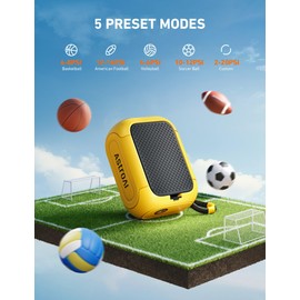AstroAI Electric Ball Pump, Football Pump, Ball Pump with 2 Needle, Ultra Fast Inflation, with Digital LCD Display, Preset Pressure for Football, Rugby Ball, Basketball, Volleyball (Max 20 PSI)