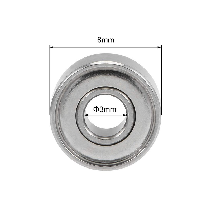 uxcell 693ZZ Deep Groove Ball Bearings Z2 3mm X 8mm