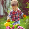 Hocoi Moa Kids Leather Work Gloves for Toddlers Age 5-7