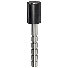 Rockwood 468 Heavy Duty Door Stop, 2" Depth x 3" Height, Black Finish