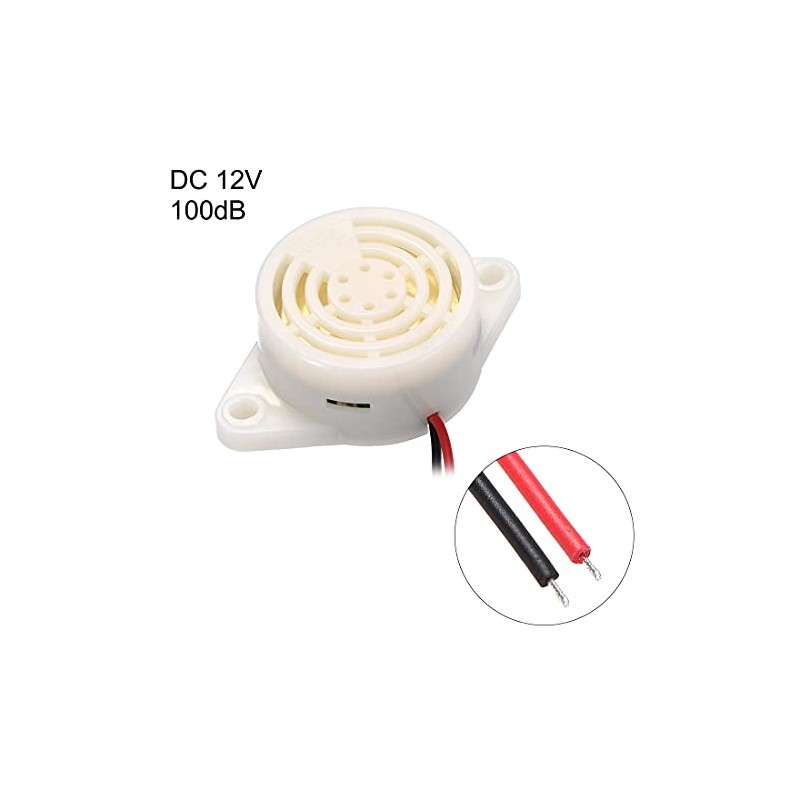 sourcing map DC 3-24V Active Electronic Buzzer Alarm Continuous 90dB