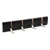 Harbour Housewares Wooden Wall Mount Coat Rack - 4 Foldaway