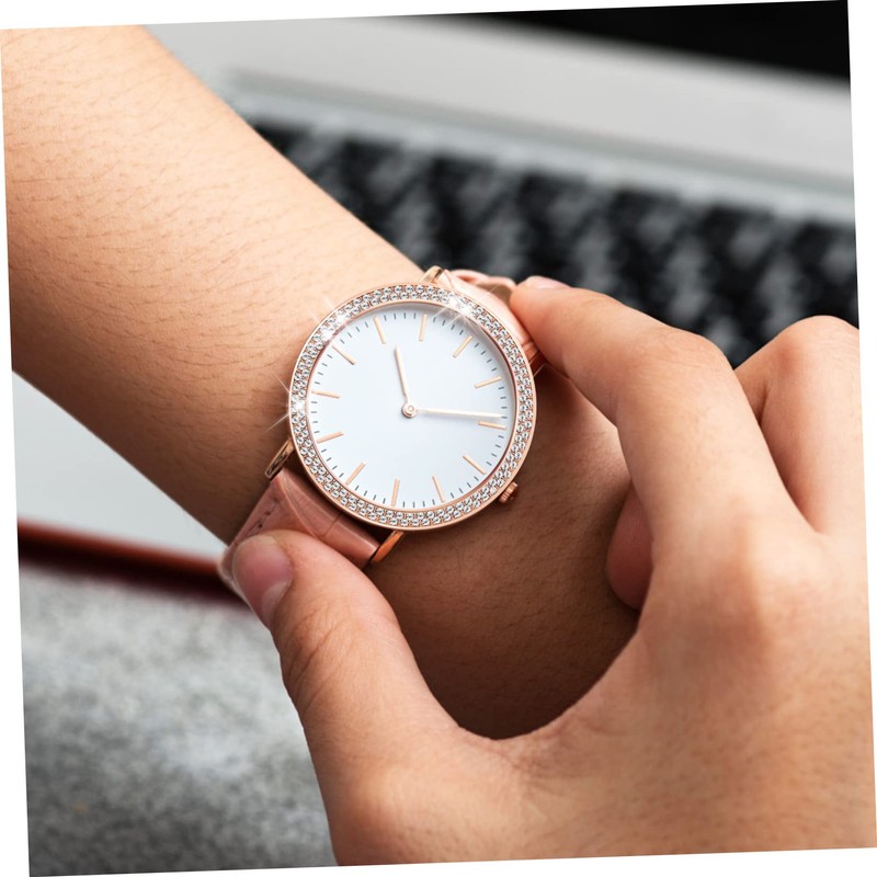 COHEALI Rhinestone Watch Ring Protector Case for Watch Stylish Bezel