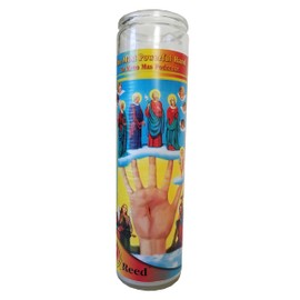 Most Powerful Hand (La Mano Mas Poderosa) Pillar Devotional Candle