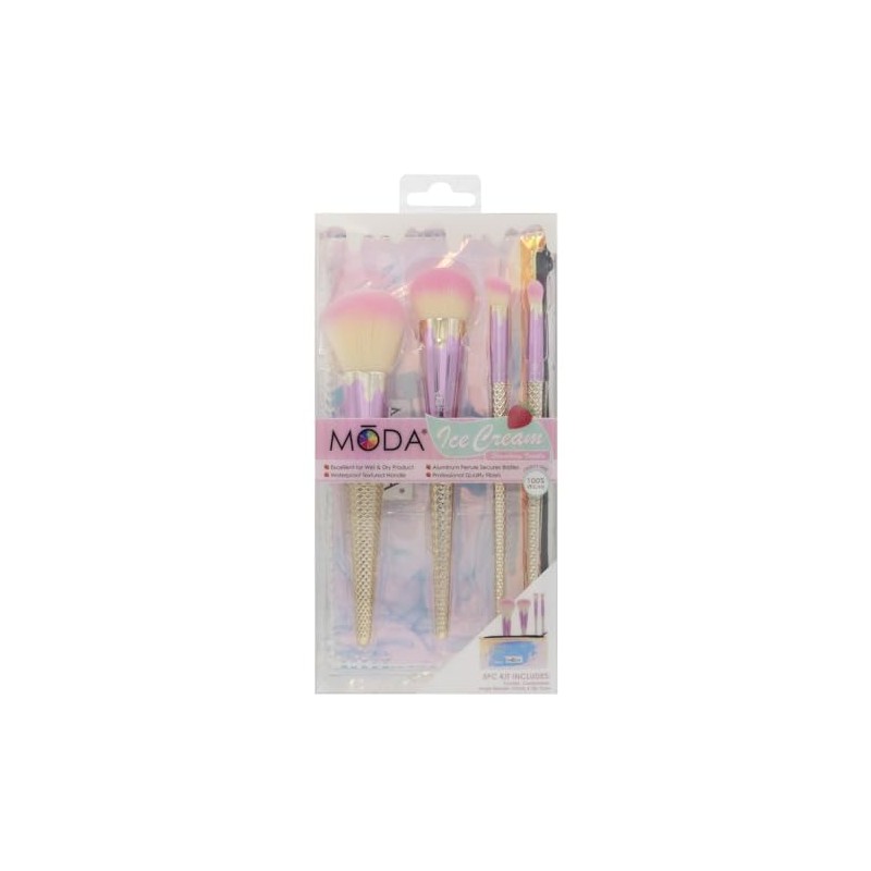 Royal Langnickel MODA Juego de 5 brochas de maquillaje de
