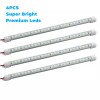MICTUNING Interior LED Light Bar, 4PCS 12V 48 LEDs 6500K