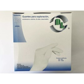 DL Guante De Exploración Estéril Grande