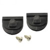 4X Black Side Battery Cover Clips Mount Clamp Compatible with
