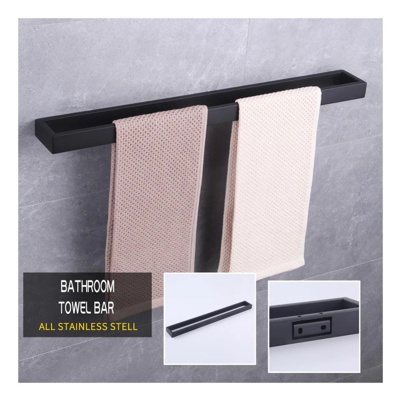 Gerzwy 24-inch Bathroom Towel Bar Stainless Steel Bath Towel
