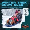 Flexible Flyer Winter Trek 3-Person Large Snow Sled – 5.5