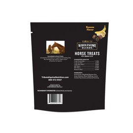 TRIBUTE Wholesome Blends Soy-Free Banana Flavored Horse Treats, 1.5 lb Bag