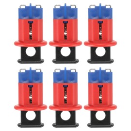 sourcing map 6pcs Circuit Breaker Lockout Industrial Grade Miniature Loto Device Pin In Breaker Switch for Electrical Lockout