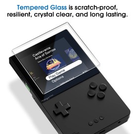 amFilm Screen Protector Compatible with analogue pocket, Anti-Scratch,Easy Installation, Tempered Glass, 2 Pack